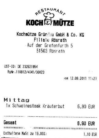 fhke Hffner Kochmtze Restaurant